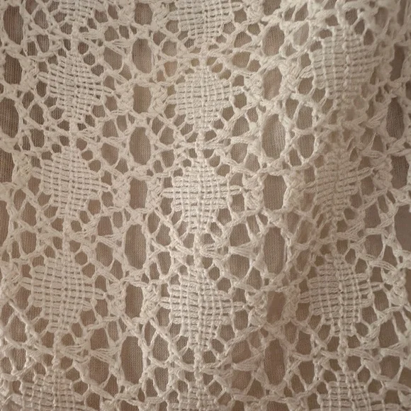 Mossimo Supply Co. Cream Crochet Dress - Picture 3 of 9